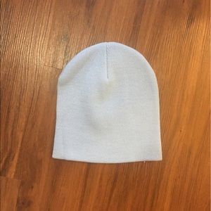 Light blue beanie