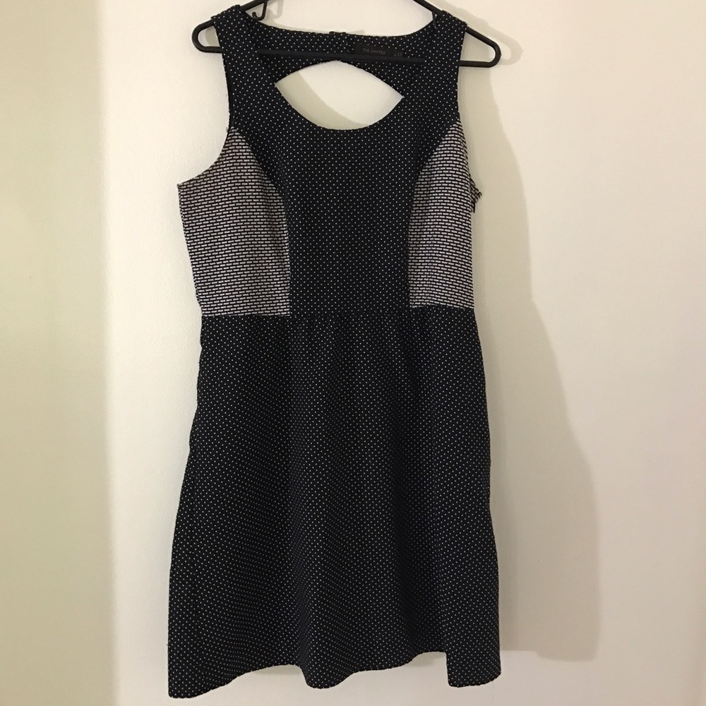 THE LIMITED Black & White Dress