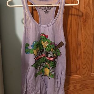 ninja turtles purple tank top
