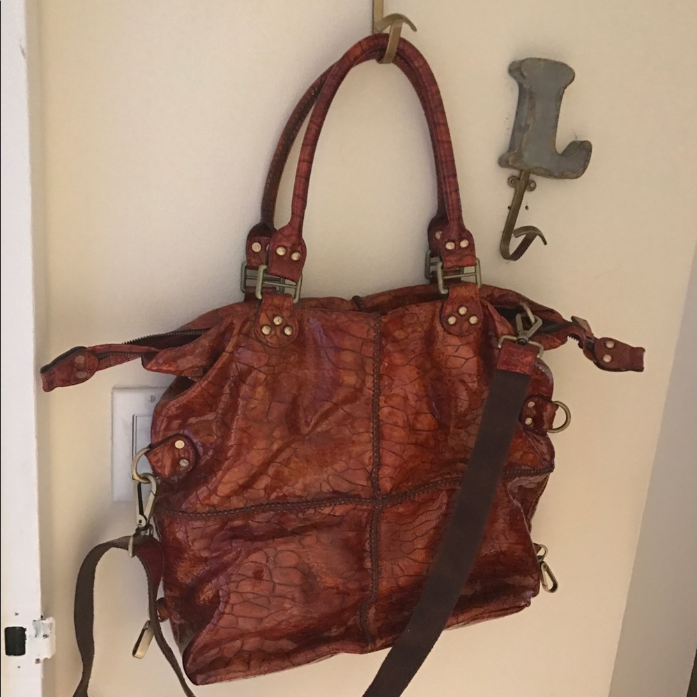 Hand made genuine leather tote from S.U.London