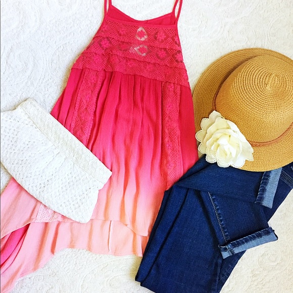 Vestique Tops - Ombré Festival Tank