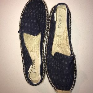 Navy blue Soludos 'Smoking' Espadrilles