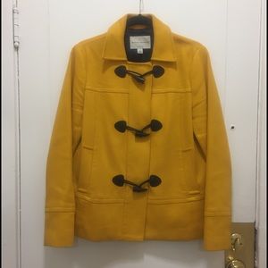 Banana Republic Mustard Yellow Coat