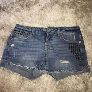 Aeropostale studded shorts size 00. OBO