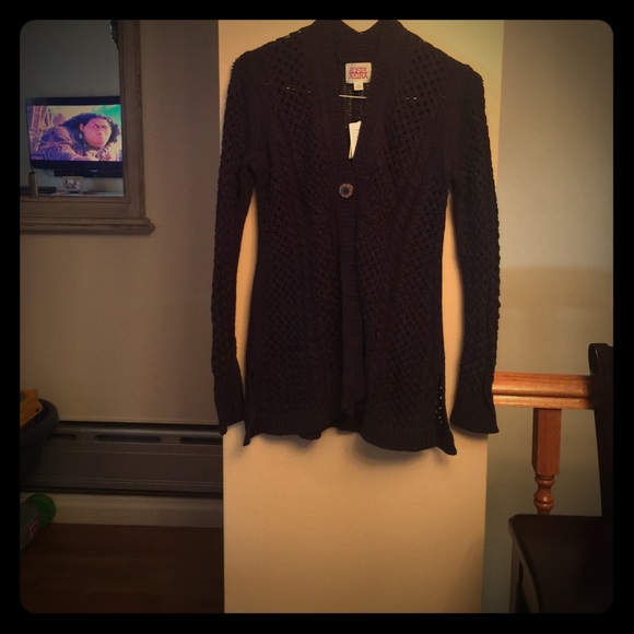 Navy Knit Sweater - Picture 1 of 3