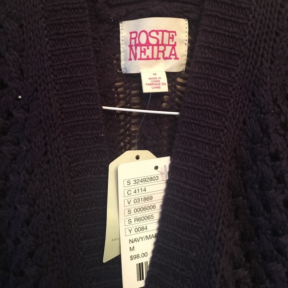 Navy Knit Sweater - Picture 2 of 3