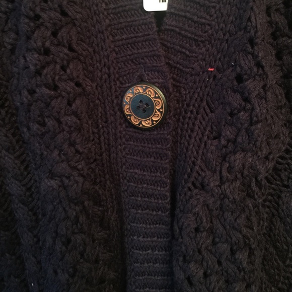 Navy Knit Sweater - Picture 3 of 3