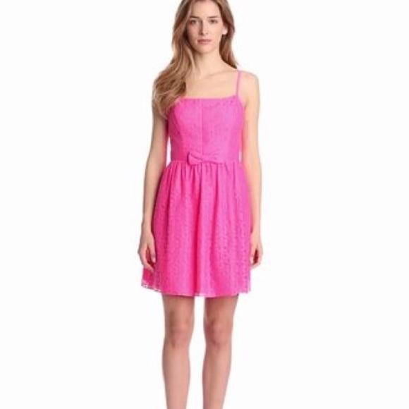 Lilly Pulitzer hot pink dress - perfect condition - Picture 1 of 6