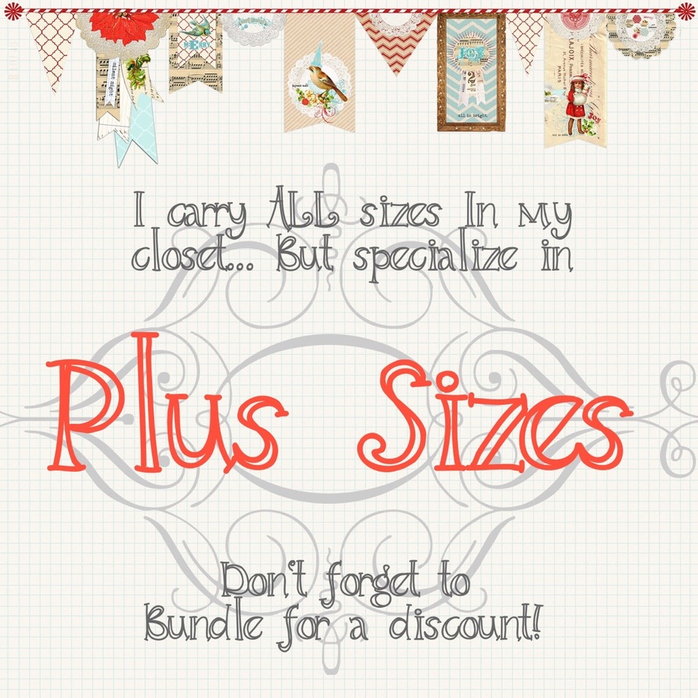 I have Plus Size clothing in my closet!!!