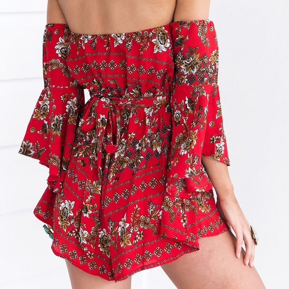 LAST 1 (MED) THORN Playsuit Romper - Picture 4 of 8