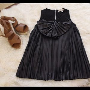 See By Chloe Pleather Pleated tank