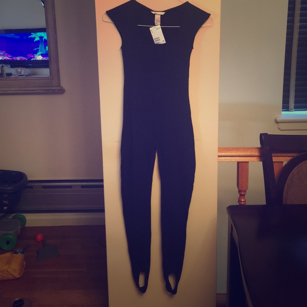 Black Jumpsuit w/ stirrups