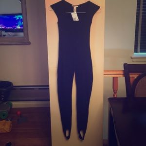 Black Jumpsuit w/ stirrups