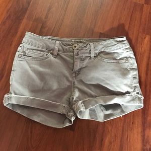 Light gray Aeropostale jean shorts size 00 OBO
