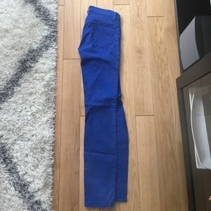 J Brand Royal Blue skinny Jeans