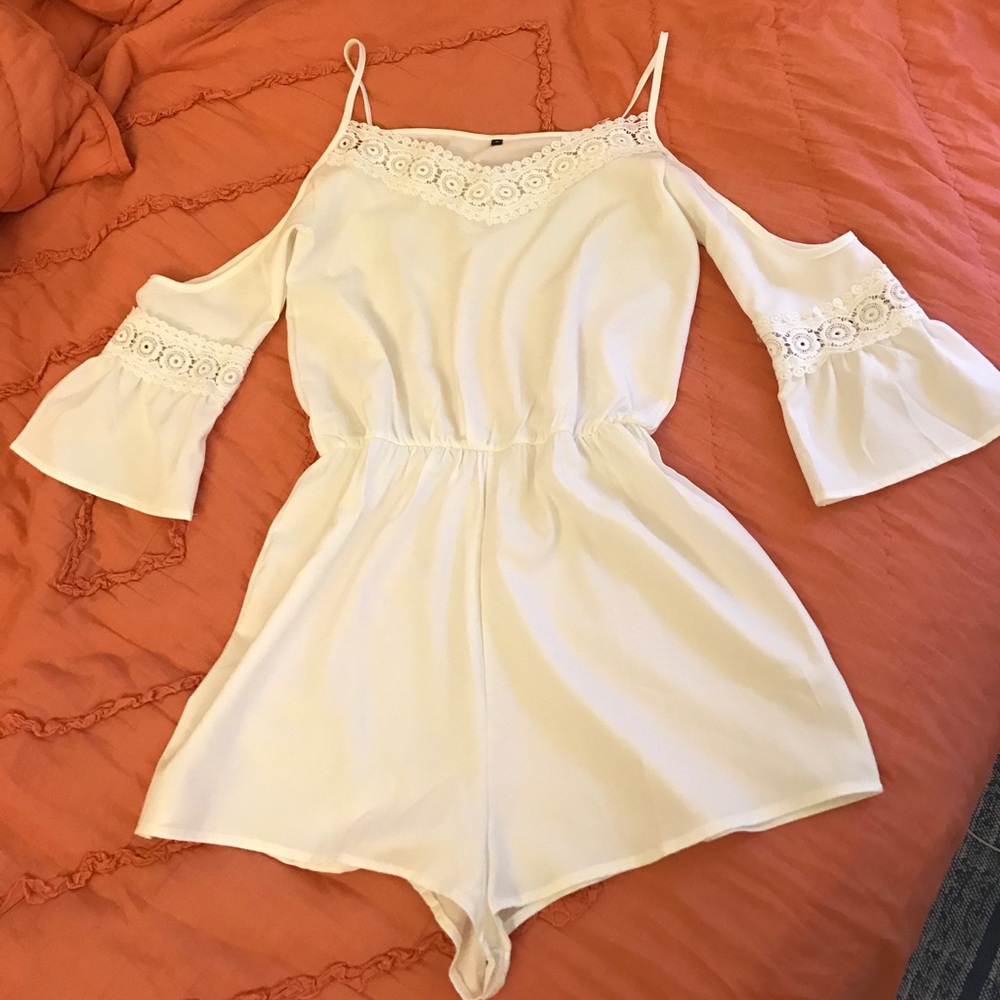 Off the shoulder romper