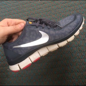 Nike Free 5.0 in cheetah print