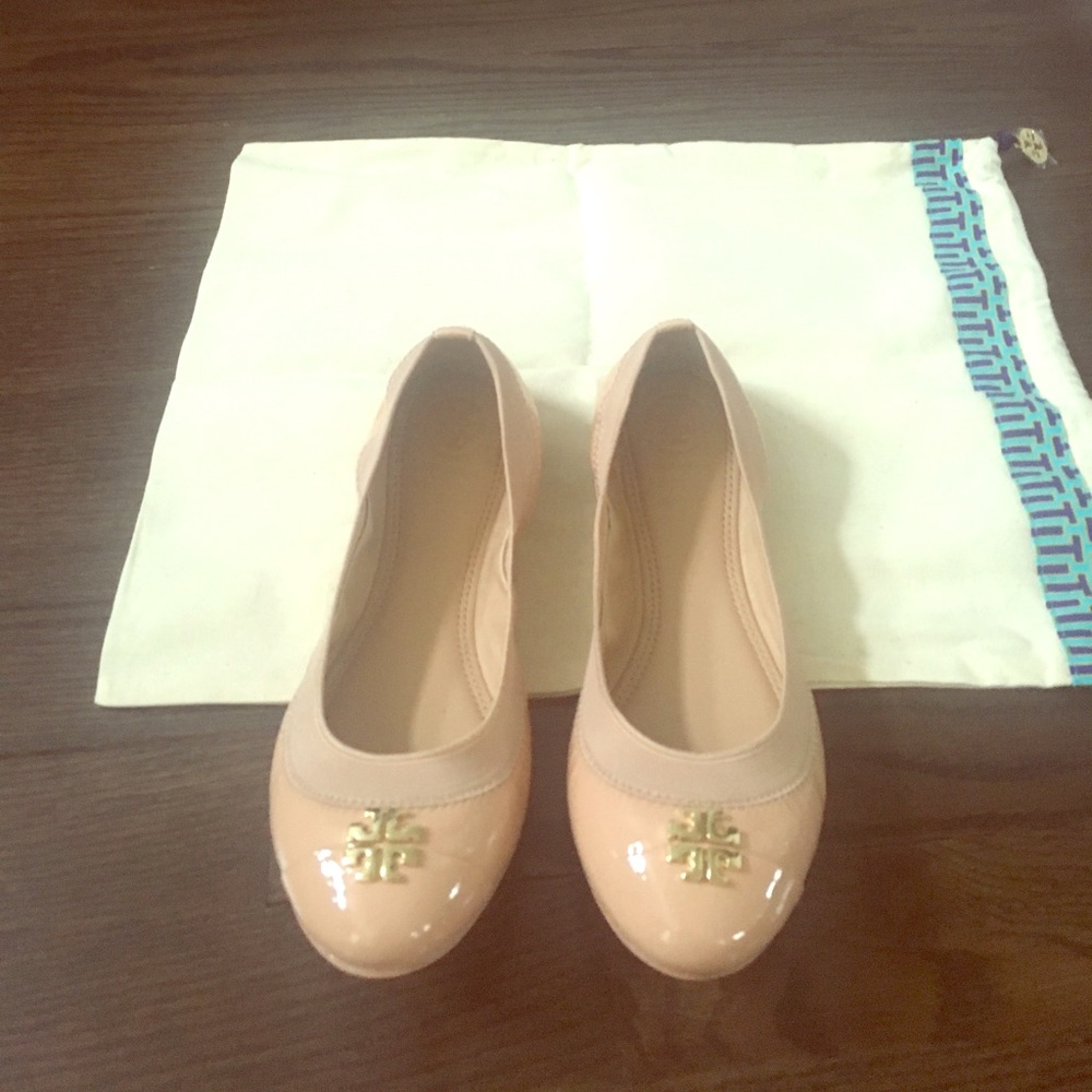 Tory Burch Nude Jolie Flats