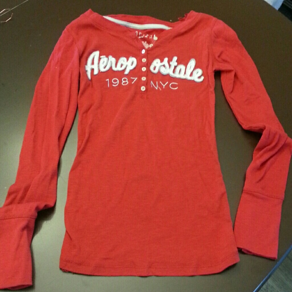 Red Aeropstale shirt!