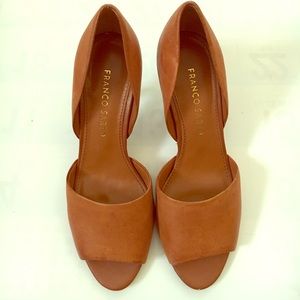 Franco Sarto brown heels