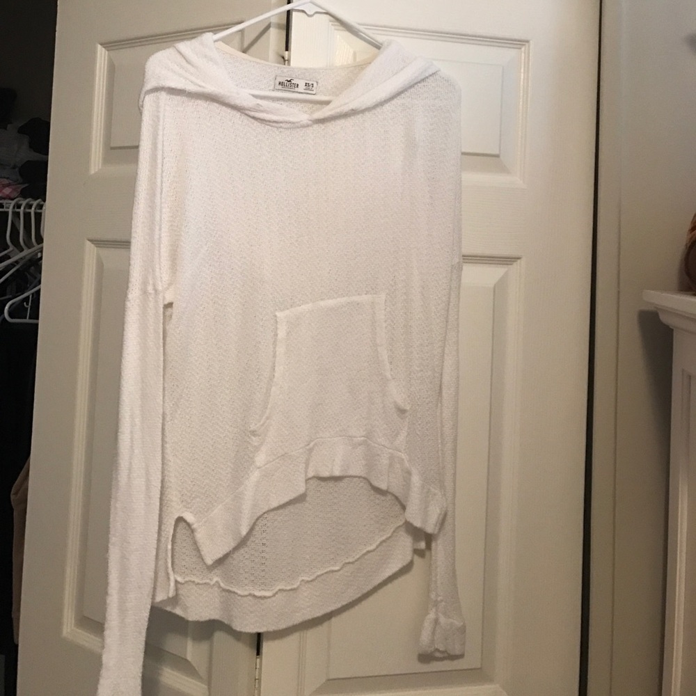 Hollister lightweight knitted hoodie