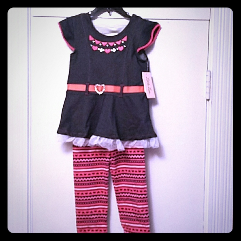 Rare Editions Size 4T 2 Piece Set