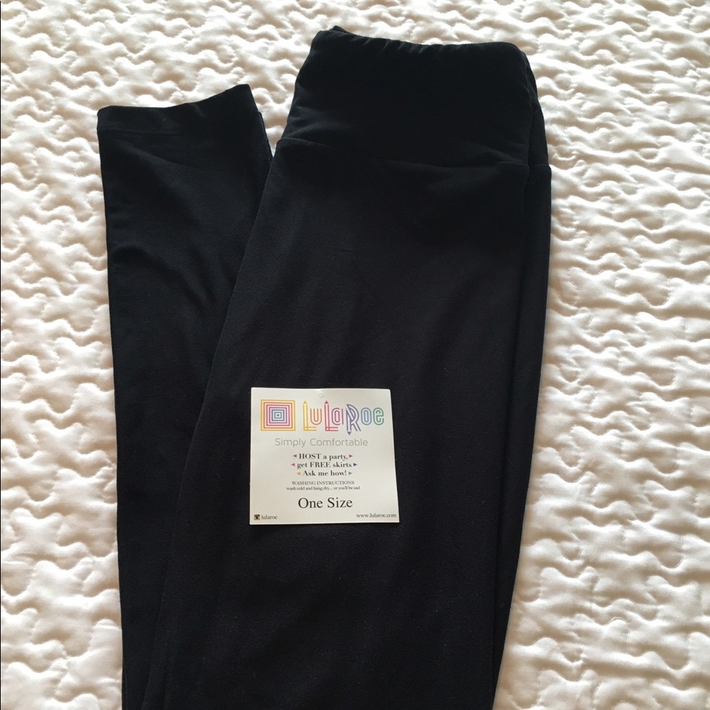 Black OS Lularoe Leggings