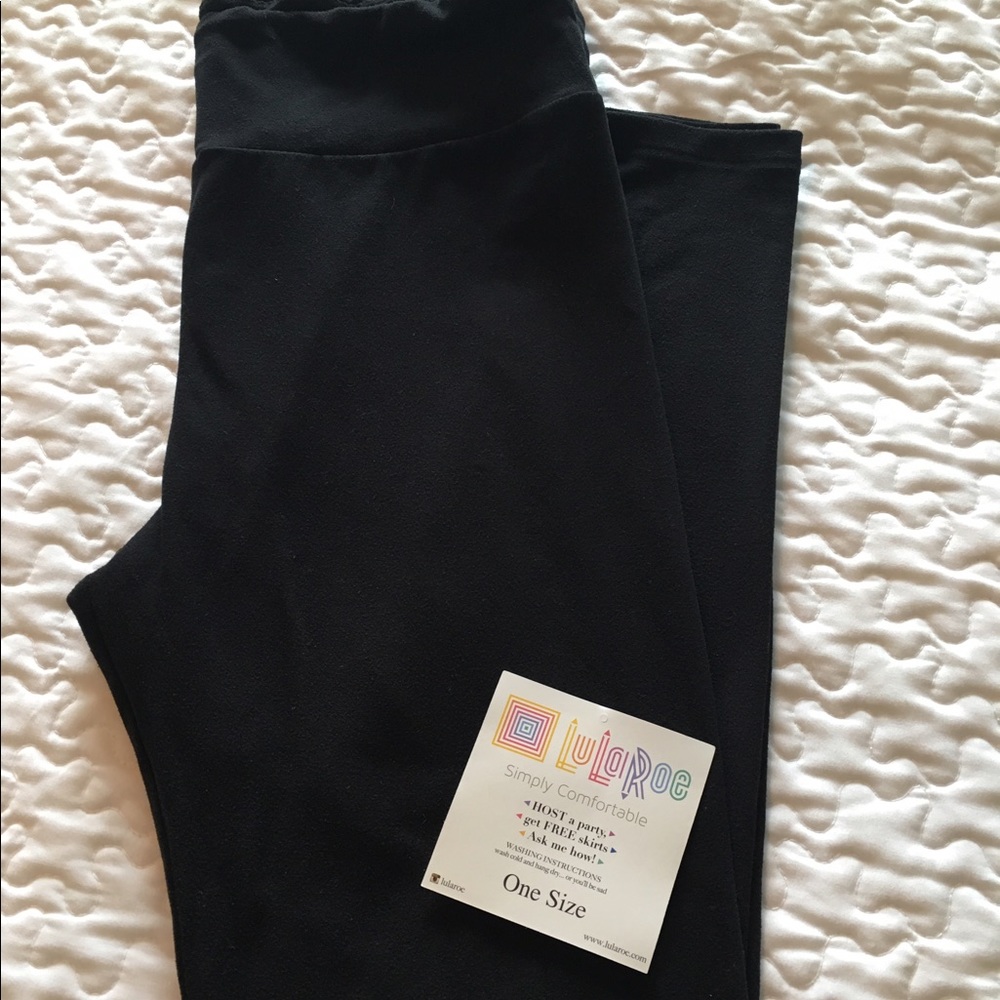 Black OS Lularoe Leggings