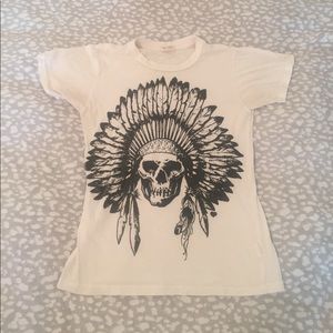 Brandy Melville Skull Shirt