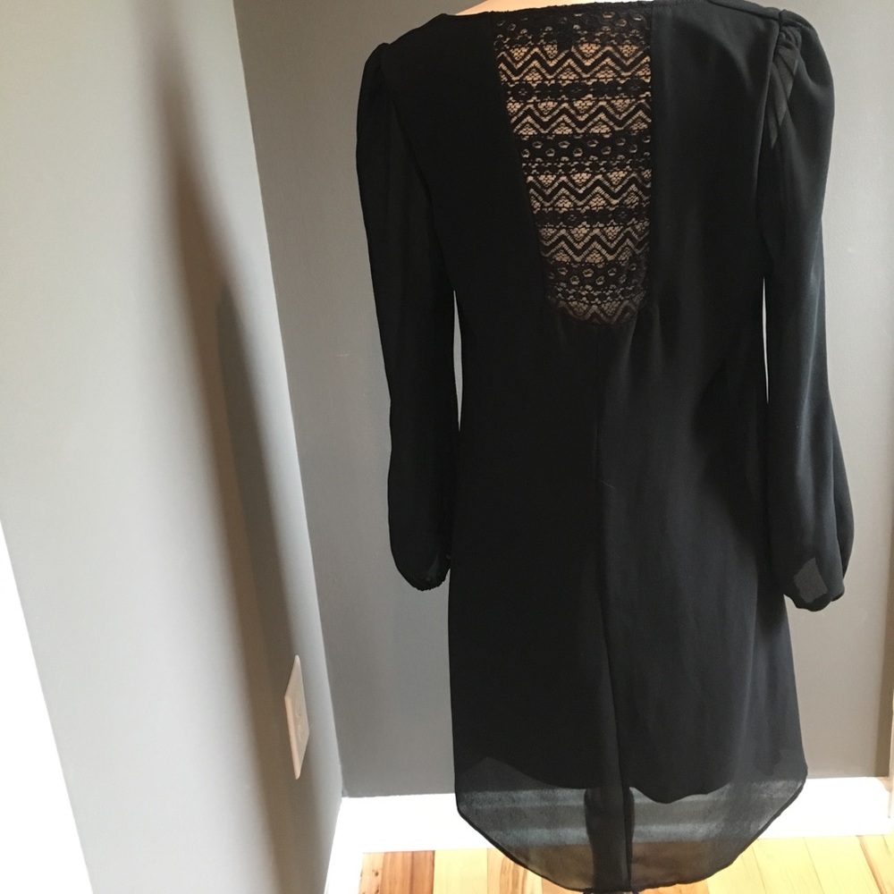 Simple black dress with back detail Sz M