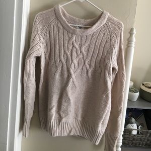 Cable knit sweater