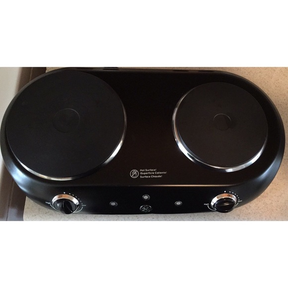 Double burner electric hot plate - Picture 2 of 3