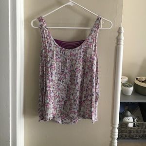 Floral print tank