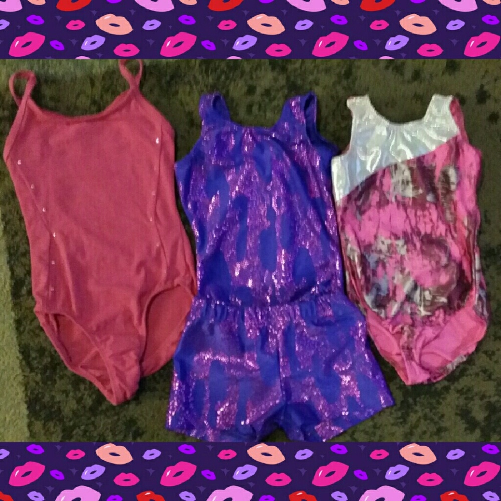 EUC girls leotards size 6