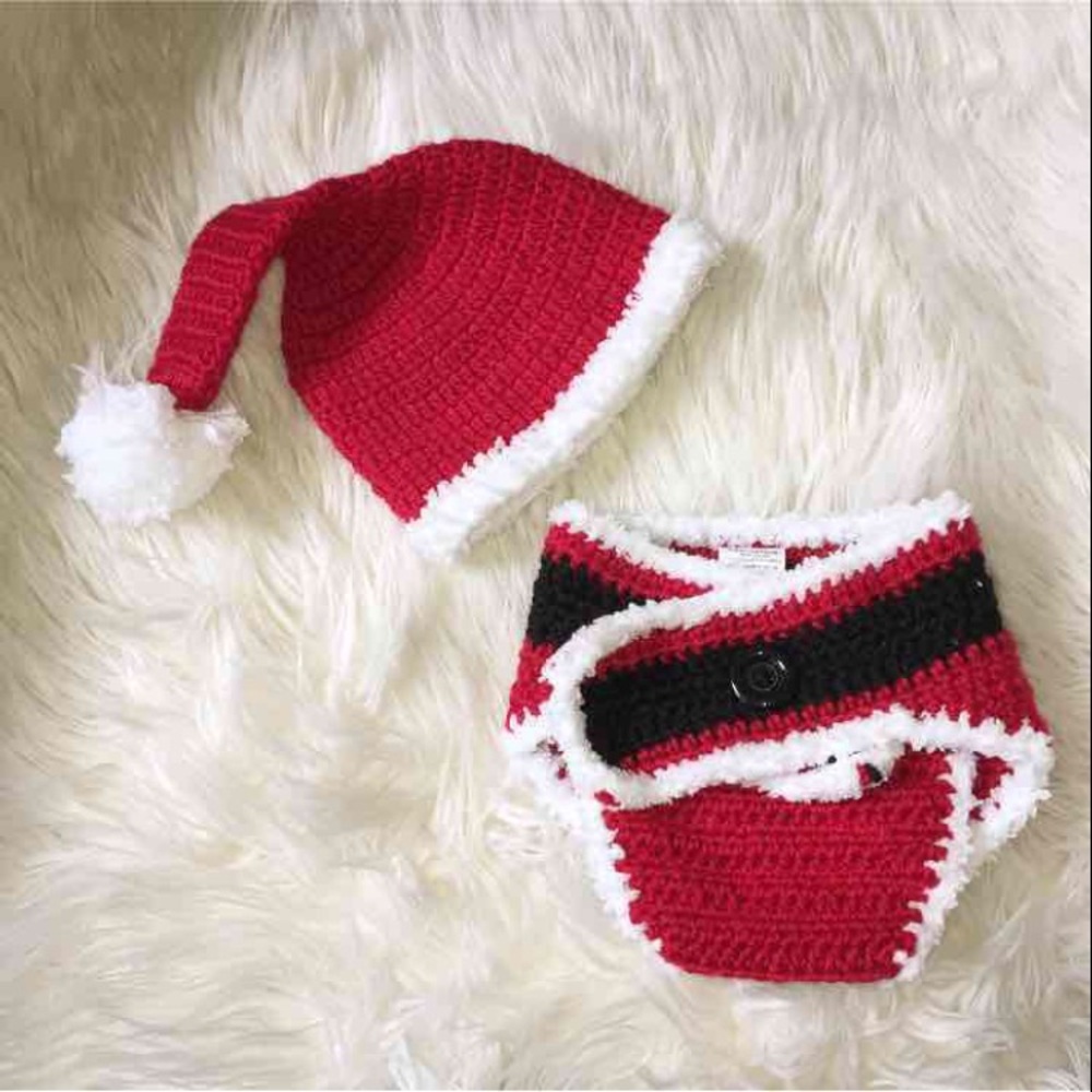 Newborn Santa { Photoshoot Outfit }