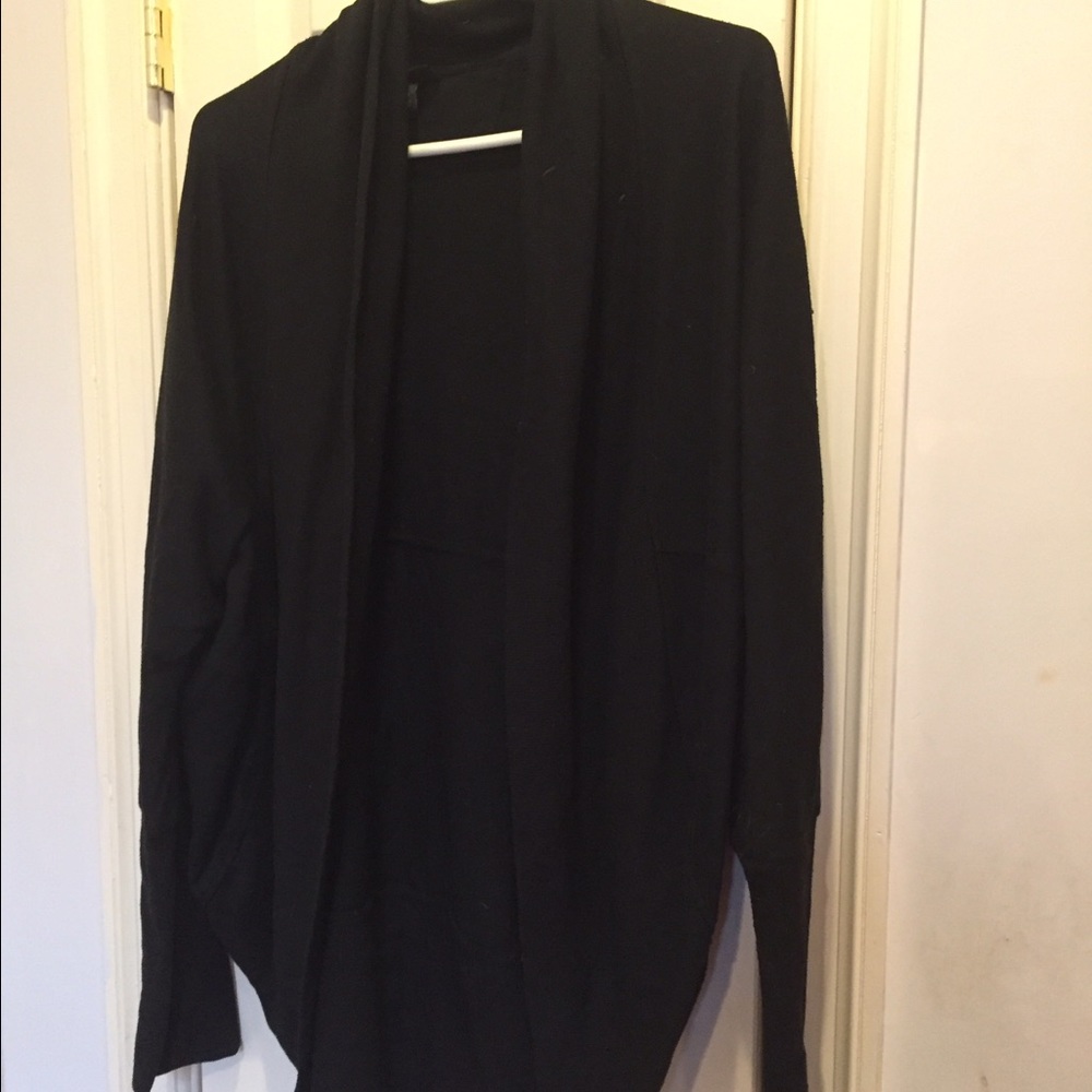 Black cardigan