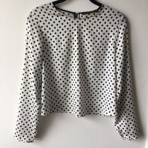 Zara Polka Dot Top