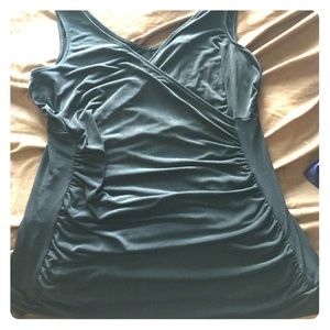 Body hugging Torrid surplice tank. Torrid size 3