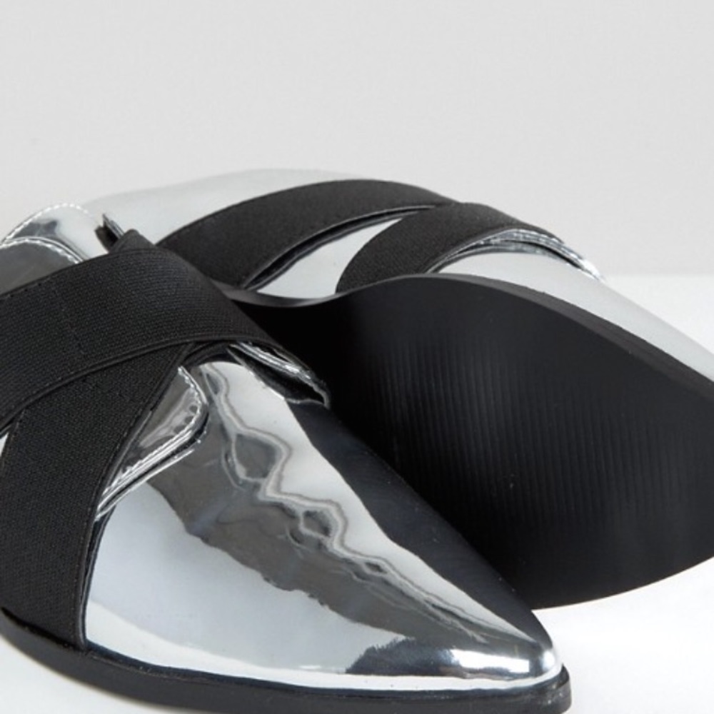 ASOS MOTOR Pointed Flats - Picture 3 of 6