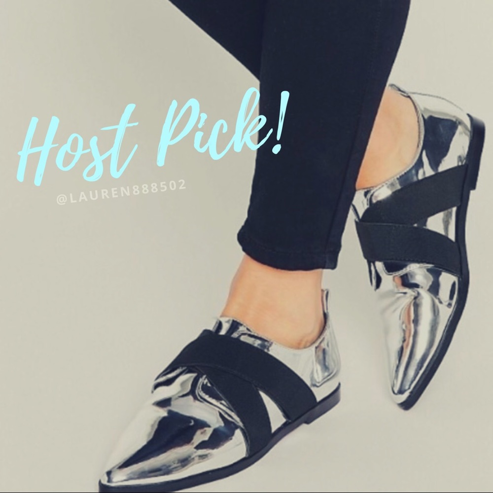 ASOS MOTOR Pointed Flats - Picture 2 of 6