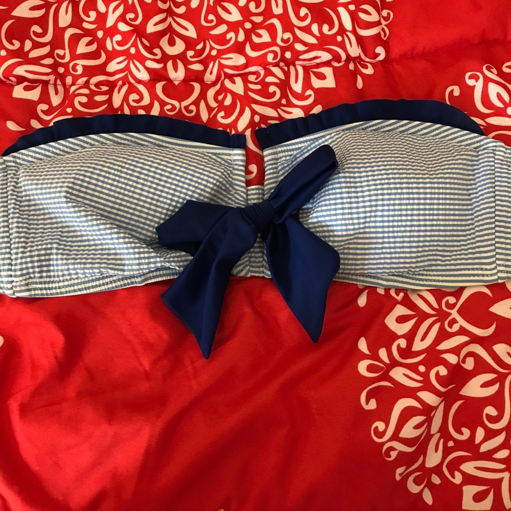 ****SOLD***** Lauren James seersucker bikini top