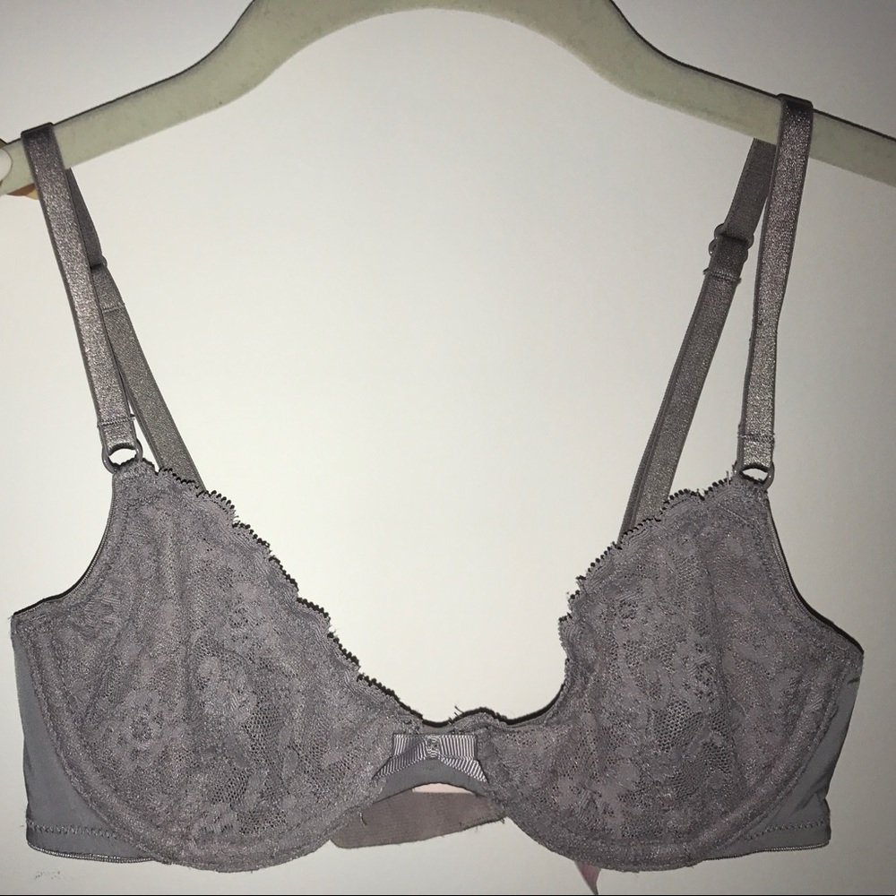 Victoria Secret Grey Lace bralette
