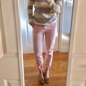 Zara pale pink chinos