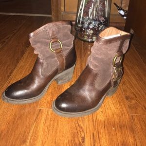 Lucky Brand Boots-leather and suede