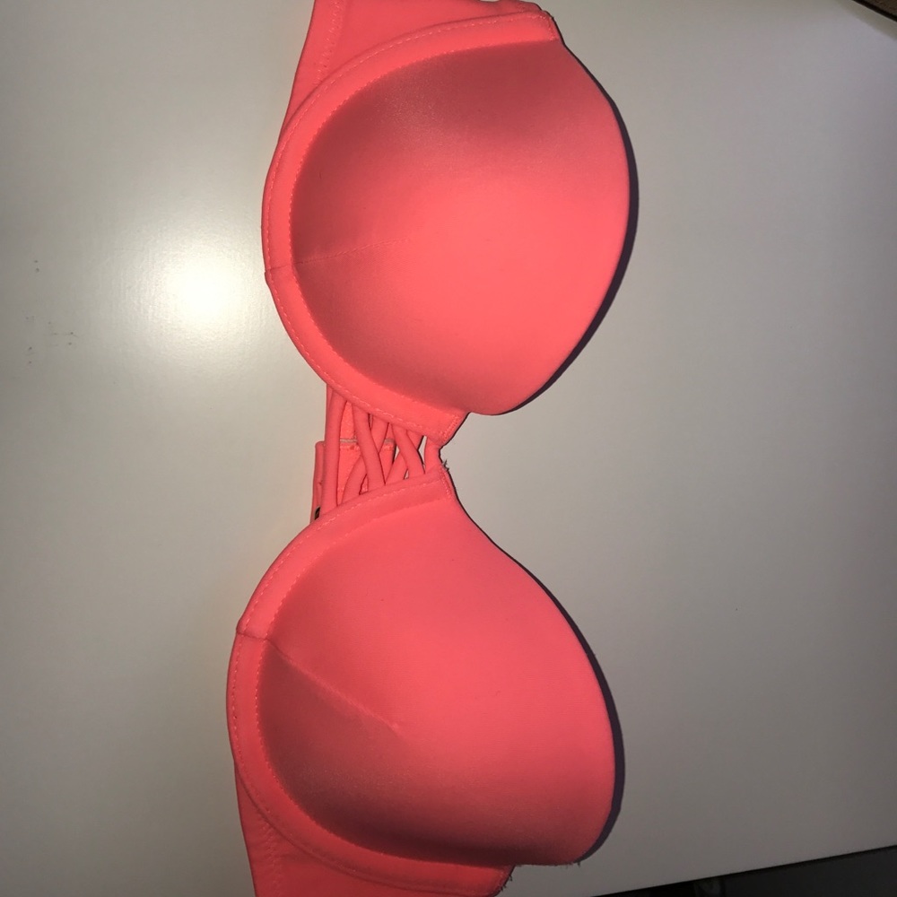 Coral Bandeau bikini top