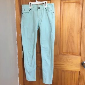 J Crew mint jeans