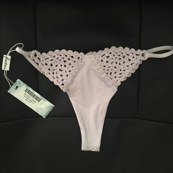 Frankies Stella Lavender Crochet Bikini SET small - Picture 4 of 7