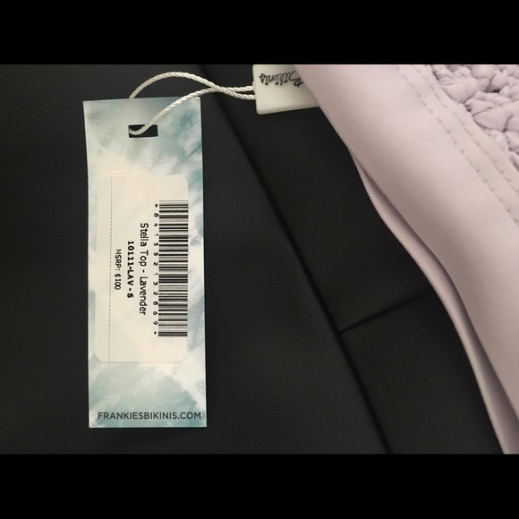 Frankies Stella Lavender Crochet Bikini SET small - Picture 7 of 7