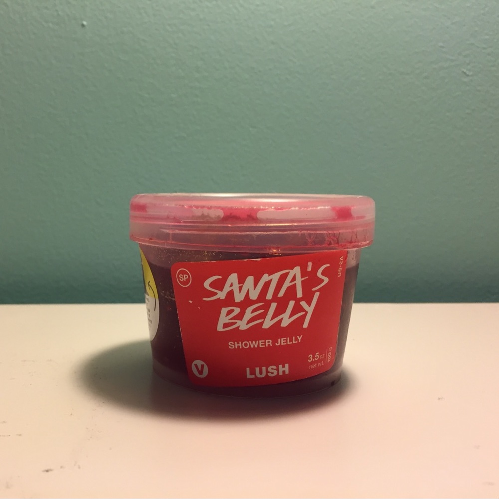 Lush Cosmetics 3.5 oz Santa's Belly Shower Jelly
