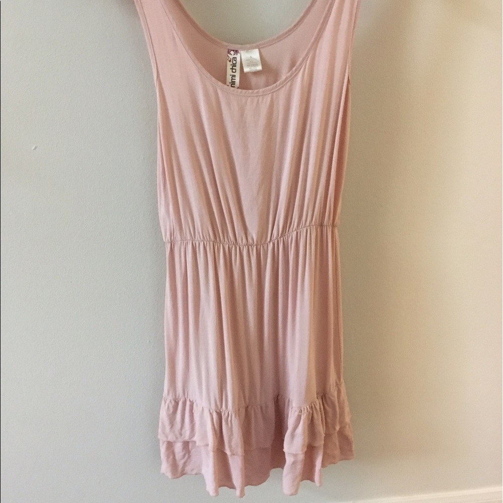 Soft pink dress